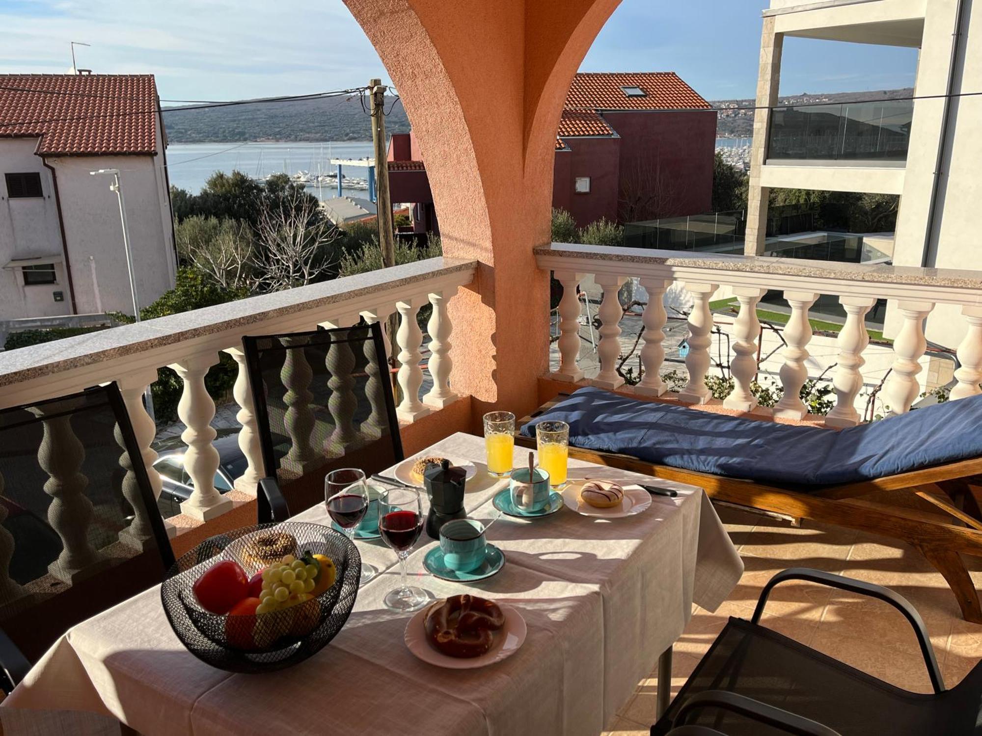 Apartment Miler Punat Bagian luar foto