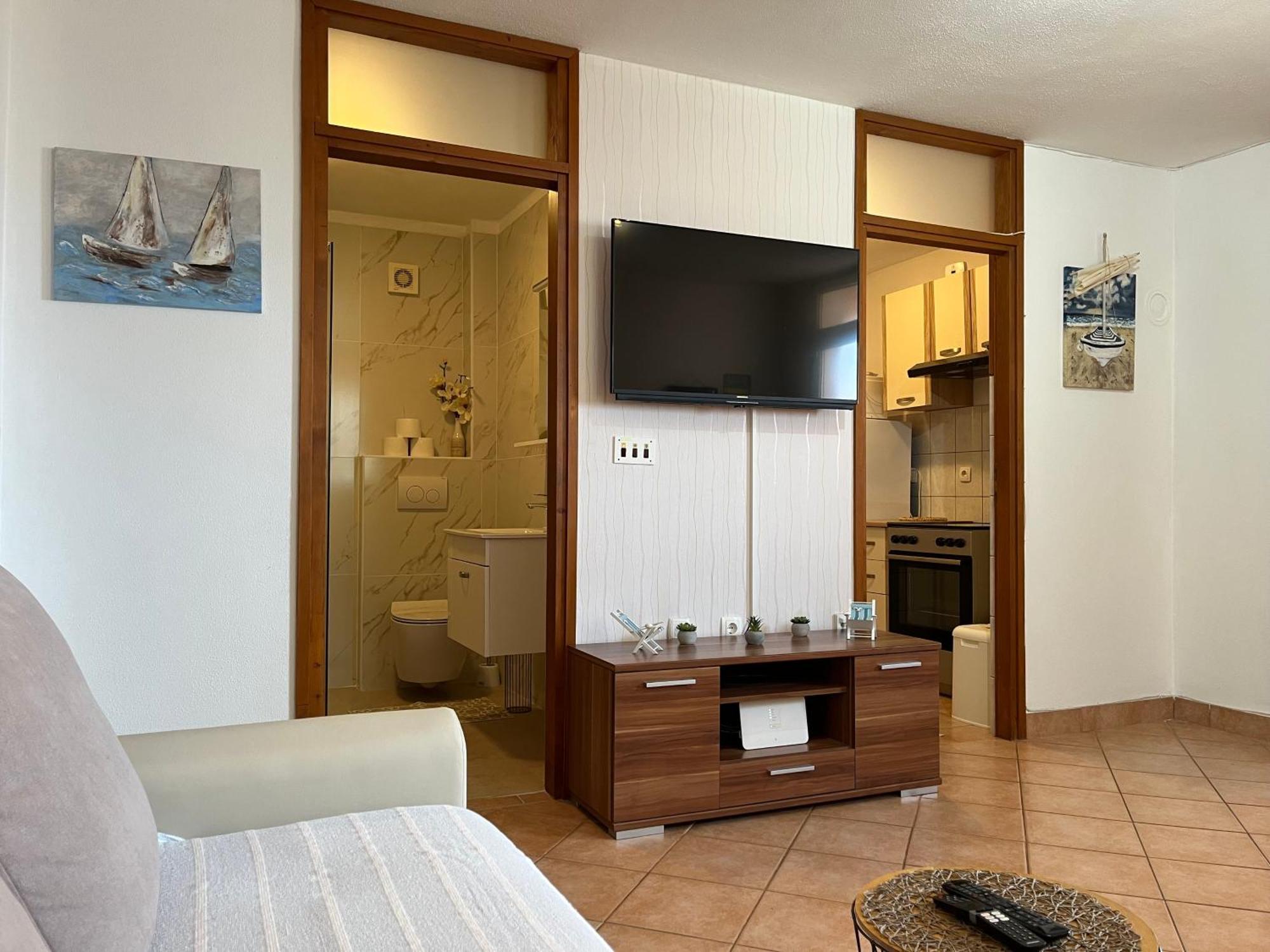 Apartment Miler Punat Bagian luar foto